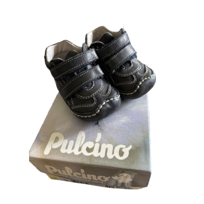 Pulcino Baby Boys’ Navy Velcro Shoes