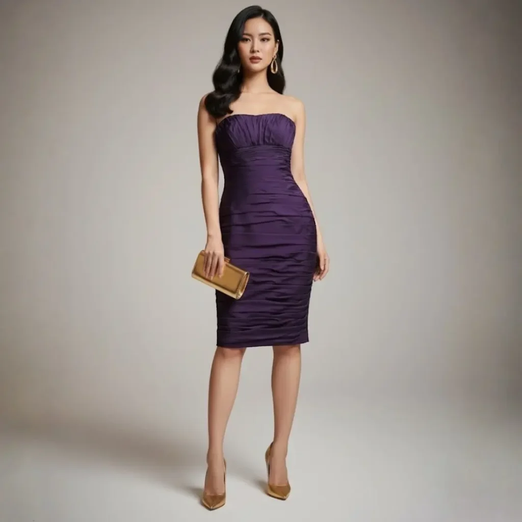 Midnight Plum Dress