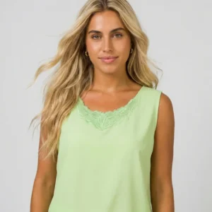 Pistachio Lace Top