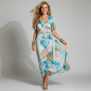 Azure Drift Dress