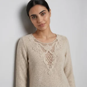 Sandstone Knit Blouse